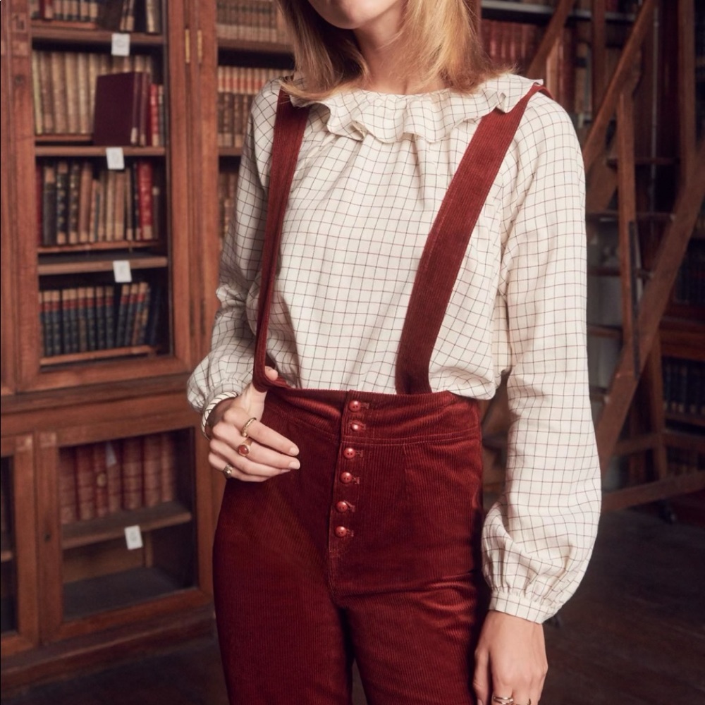 LOOKING FOR Sezane Etienne Pants in Rust